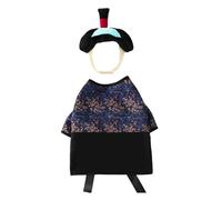 kiskick Ropa suave y cómoda para mascotas, conjunto de ropa no restrictiva, estampado de moda para perros con cinta de cierre para atuendos, fácil de llevar, azul, L