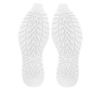 kiskick Suela antideslizante para zapatos, 1 par de suelas, repuesto resistente al desgaste, corte grueso, instalación simple, goma blanca, L