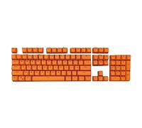 kiskick Teclado, Teclado mecánico, 104 Piezas, retroiluminación Universal, Teclas PBT, Teclado retroiluminado Recargable para Juegos, miniteclado mecánico Anti-Fantasma para computadora PC Naranja