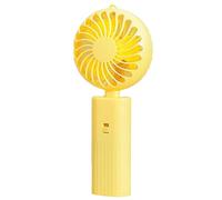 kiskick Ventilador de Escritorio Diseño Plegable Ventilador de Escritorio Accesorio de Viaje portátil Amarillo