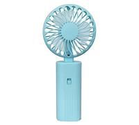 kiskick Ventilador de Escritorio Diseño Plegable Ventilador de Escritorio Accesorio de Viaje portátil Azul