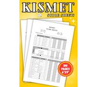Kismet Score Pad: Over 100 Score Sheets in a 6"x9" Score Book: Kismet Score Sheets