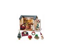 Kisoy Romantic and Cute Dollhouse Miniature DIY House Kit Creative Room Perfect DIY Gift for Friends Lovers and Families (Sunny Holiday Time)
