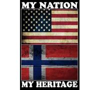 kisoyo Letrero de metal vintage con texto en inglés «My Nation My Heritage America United States Noruega», arte de pared para el hogar, cocina, baño, salón, decoración de pared, 12 x 16 pulgadas