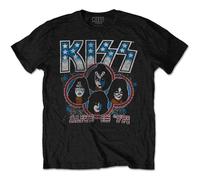 Kiss Alive In '77 con licencia Camiseta hombre
