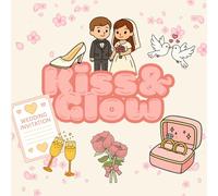 Kiss and Glow: A Bridal Coloring book Adventure for adults: Elegant bridal gowns, sparkling rings, floral bouquets, and romantic wedding scenes to relax, color, and unwind (color & glow)