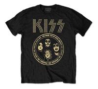 Kiss Band Circle con licencia Camiseta hombre