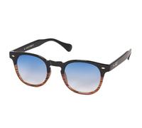 KISS DEPP Gafas de Sol Hombre Mujer - Vintage Años 70 Johnny Depp Capitán Jack - Montura Rectangular Icónica con Remaches Metálicos - Lentes Multicolor UV400 Look Elegante y Distinguido