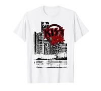 Kiss - Detroit Rock City Landscape Camiseta, Hombre, Blanco, 6XL