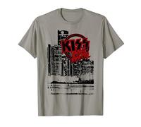 Kiss - Detroit Rock City Landscape Camiseta, Hombre, Pizarra, S