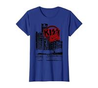 Kiss - Detroit Rock City Landscape Camiseta, Mujer, Azul Real, XXL