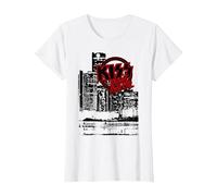 Kiss - Detroit Rock City Landscape Camiseta, Mujer, Blanco, XS