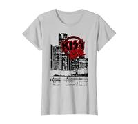 Kiss - Detroit Rock City Landscape Camiseta, Mujer, Plata, XXL