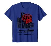 Kiss - Detroit Rock City Landscape Camiseta, Niños, Azul Real, 2 años