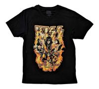 KISS End Of The Road Tour Orange con licencia Camiseta hombre