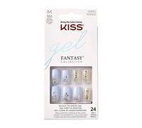 Kiss Gel Fantasy Nails-Painted Veil, 1 paquete (1 x 24 Pieza), colores surtidos