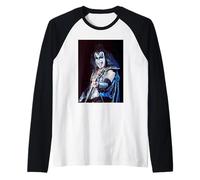 Kiss Gene Simmons Live Monsters of Rock Alive Tour Mundial Camiseta Manga Raglan