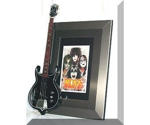 Kiss Guitarra en miniatura marco de fotos The Punisher