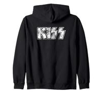 Kiss Hard Rock Music Band Vintage Logo by Rock Off Sudadera con Capucha