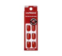 KISS Impress - Manicura de color a presión, color rojo o no