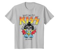 Kiss - In The Lines Camiseta, Niños, Plata, 2 años