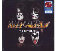 KISS - KISSWORLD The Best of KISS - Red With Yellow Splatter Vinyl 2LP