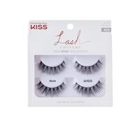 KISS Lash Couture Pestaas Postizas 'Muse' 14 mm Incluye 2 Pares de Pestaas Apto para Lentes de Contacto Fcil de Aplicar Pestaas en Tira Reuti
