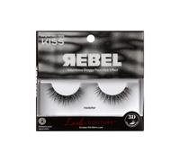 KISS Lash Couture Rebel Collection 'Cierre principal', 12 mm incluye 1 par de lentes de contacto de pestaas amigables para aplicar pestaas de t