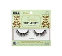 Kiss Lash Couture the Muses Collection Eyelashes falseas noblesse '12 mm Lente de contacto de seda de seda refinada hecha a mano Fcil de aplicar