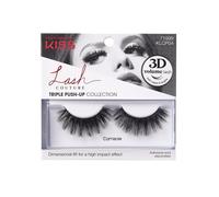 Kiss Lash Couture Triple Push Up Collection Volumen 3D Pestaas postizas con tecnologa de diseo triple Multi-angles y longitudes Estilo reutilizabl