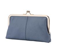 Kiss Lock Coin Purse for Women - Vintage Metal Frame Wallet | PU Leather with Closure, Compact Handbag Accessory for Everyday Use and Travel, Money Organizers, Card Cases