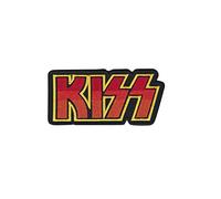 Kiss Logo parche patch bordado con logotipo para planchar de hierro en apliques