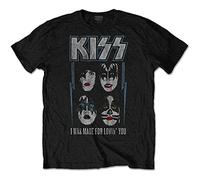 KISS 'Made For Lovin You' (Black) Kids T-Shirt (5-6 Years)