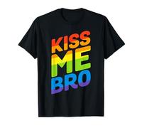 Kiss Me Bro Gay Pride Camiseta