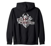 Kiss Me I'm A Viking - Mitología nórdica Viking Nórdica Sudadera con Capucha