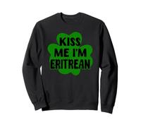 Kiss Me I'm Eritrean Funny Eritrea San Patricio Diseño Sudadera