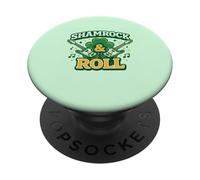 Kiss Me I'm Irish Funny Irish Celebration Day 17 de Marzo PopSockets PopGrip Adhesivo