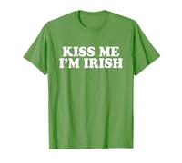 Kiss Me Im Irish Shirt For Men Women, Funny St Patricks Day Camiseta