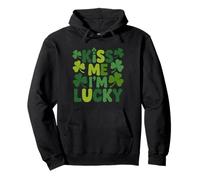Kiss Me I'm Lucky Festive Shamrock Sudadera con Capucha