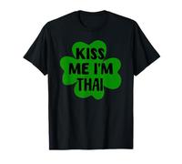 Kiss Me I'm Thai - Disfraz Divertido para el día de San Patricio de Tailandia Camiseta