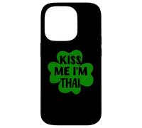 Kiss Me I'm Thai - Disfraz Divertido para el día de San Patricio de Tailandia Carcasa para iPhone 14 Pro