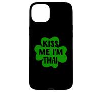 Kiss Me I'm Thai - Disfraz Divertido para el día de San Patricio de Tailandia Carcasa para iPhone 15 Plus