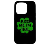 Kiss Me I'm Thai - Disfraz Divertido para el día de San Patricio de Tailandia Carcasa para iPhone 15 Pro