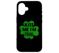 Kiss Me I'm Thai - Disfraz Divertido para el día de San Patricio de Tailandia Carcasa para iPhone 16