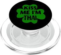 Kiss Me I'm Thai - Disfraz Divertido para el día de San Patricio de Tailandia PopSockets PopGrip para MagSafe