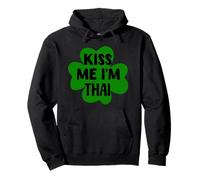 Kiss Me I'm Thai - Disfraz Divertido para el día de San Patricio de Tailandia Sudadera con Capucha