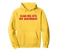 Kiss Me It's MY Birthday X Only Love Date Fans Cumpleaños Sudadera con Capucha