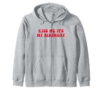 Kiss Me It's MY Birthday X Only Love Date Fans Cumpleaños Sudadera con Capucha