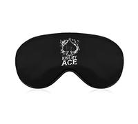 Kiss My Ace Antifaz con correa ajustable para hombres y mujeres Night Sleeping Travel Siesta