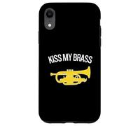 KISS MY BRASS - Banda de marcha, banda de latón, corneta divertida Carcasa para iPhone XR